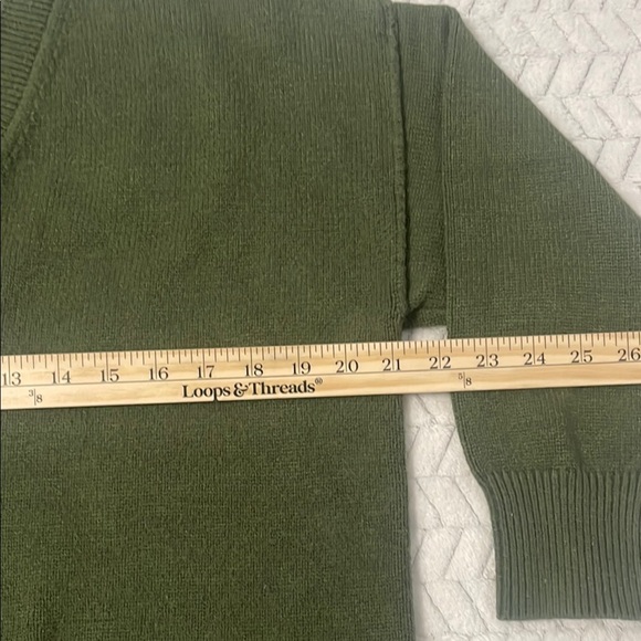 Philosophy Green V-Neck Sweater - Picture 5 of 8